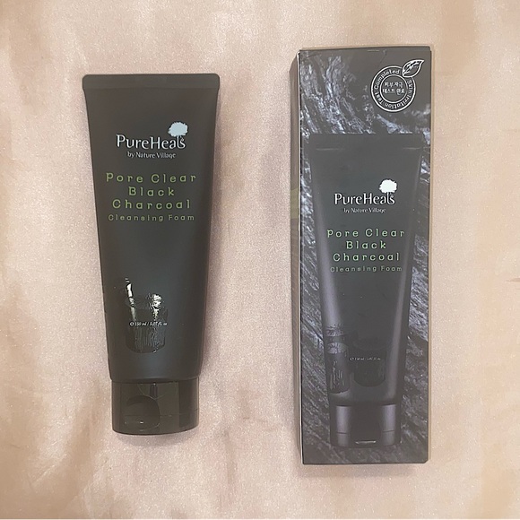 PureHeals Pure Heals Pore Clear Black Charcoal Cleansing Foam UNUSED - Picture 1 of 8